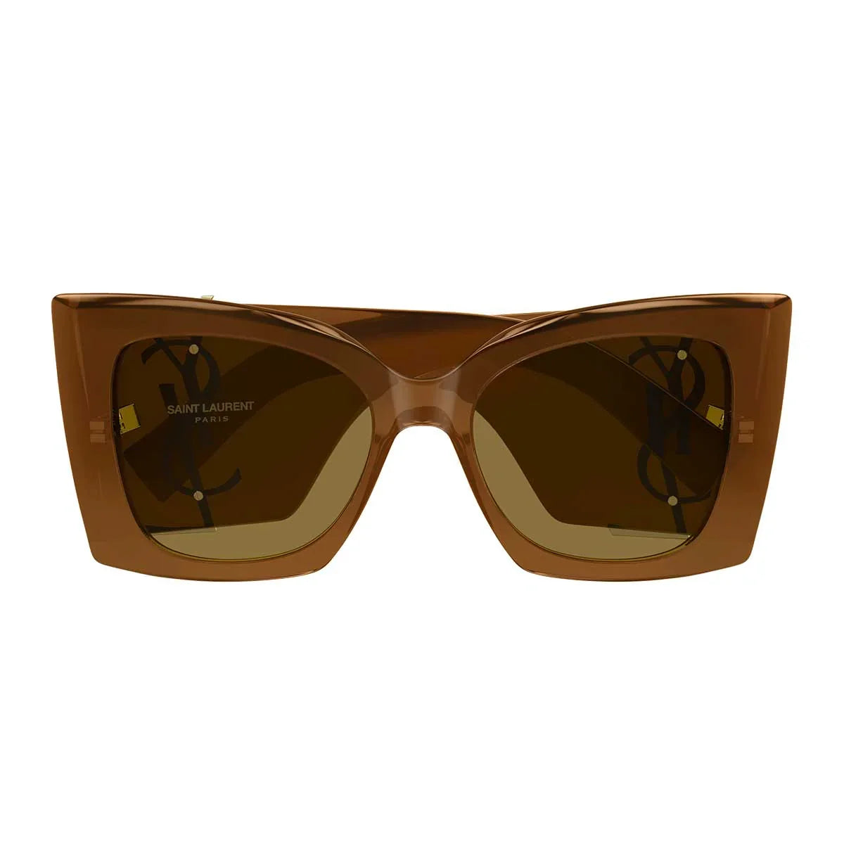 Saint Laurent Sunglasses Sl M119 Blaze Crystal 002 Brown/Brown Women