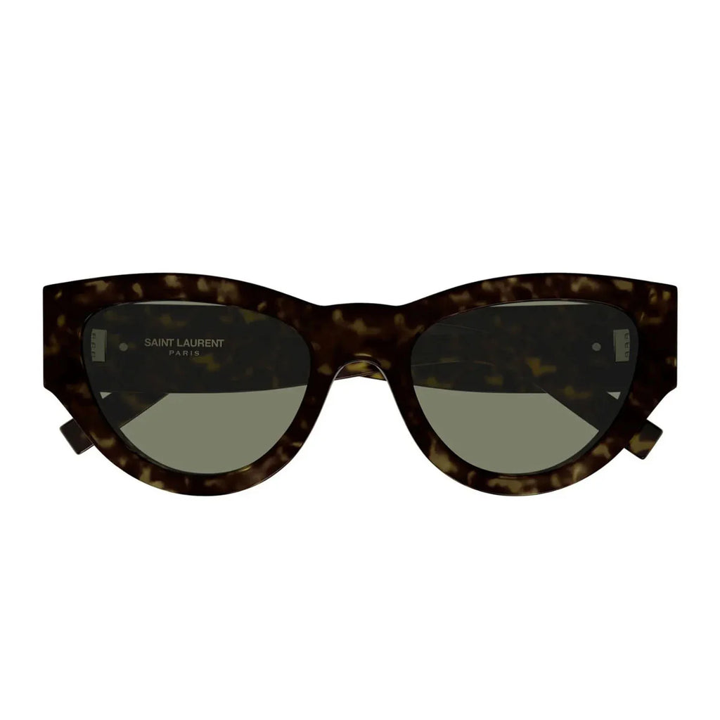 Saint Laurent Sunglasses Sl M94 008 Brown/Dark Green Women