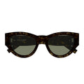Saint Laurent Sunglasses Sl M94 008 Brown/Dark Green Women