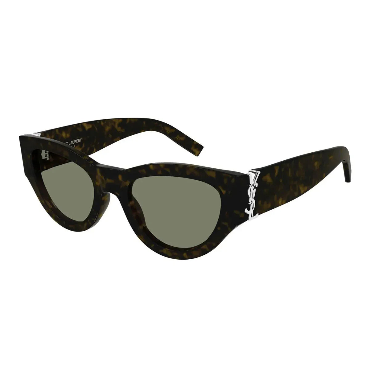 Saint Laurent Sunglasses Sl M94 008 Brown/Dark Green Women