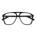 Saint Laurent Prescription Glasses Sl 596 Dune Opt 001 Black/Transparent Women