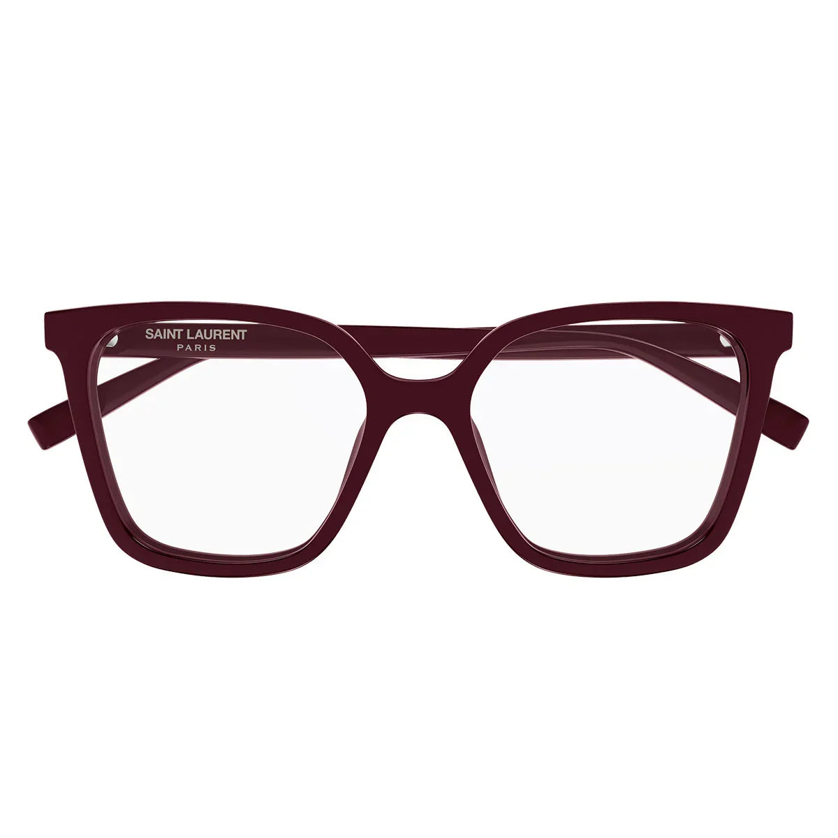 Saint Laurent Prescription Glasses Sl 910 003 Burgundy/Transparent Women