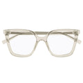 Saint Laurent Prescription Glasses Sl 910 004 Beige/Transparent Women