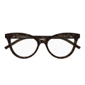 Saint Laurent Prescription Glasses Sl M164 002 Dark Brown/Transparent Women