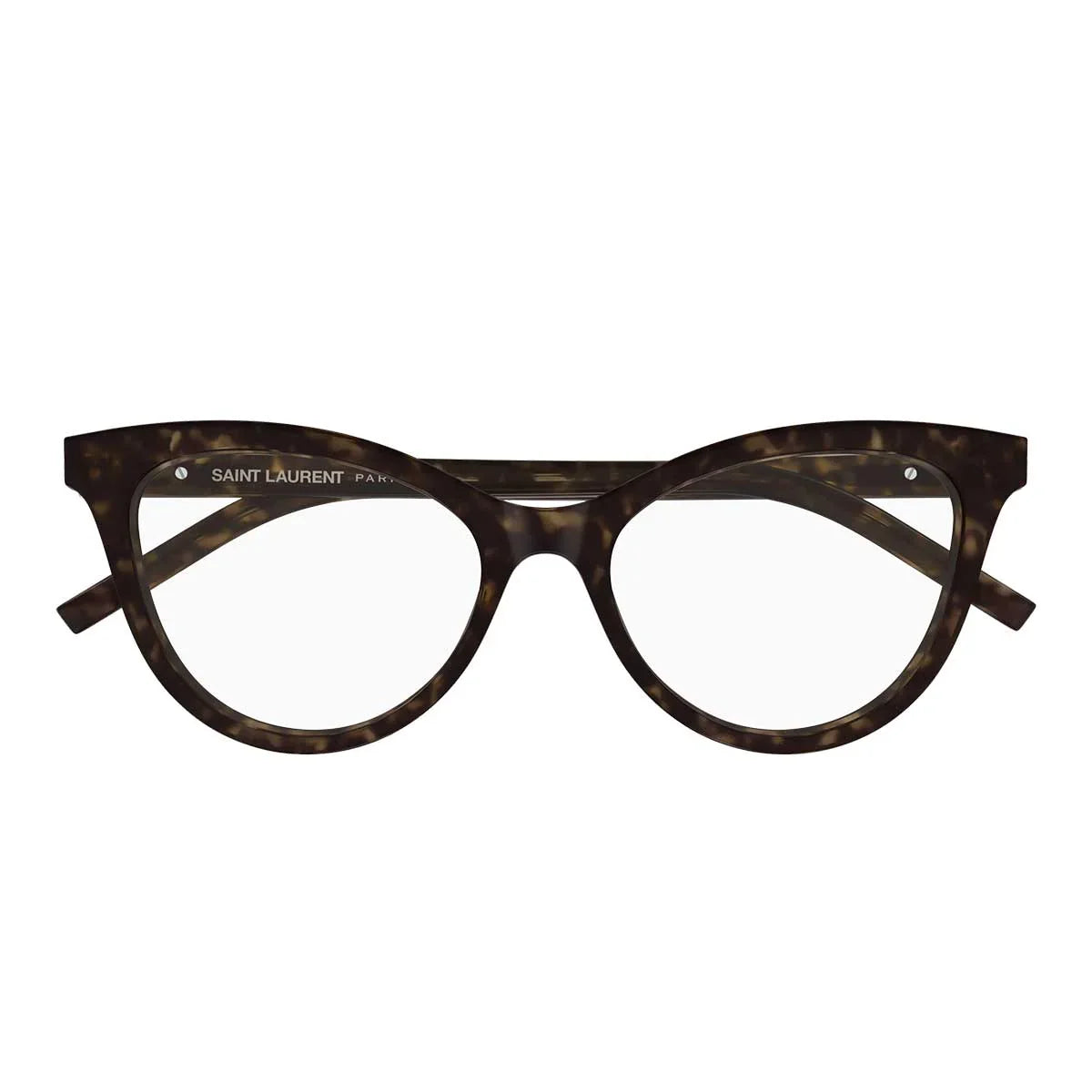 Saint Laurent Prescription Glasses Sl M164 002 Dark Brown/Transparent Women