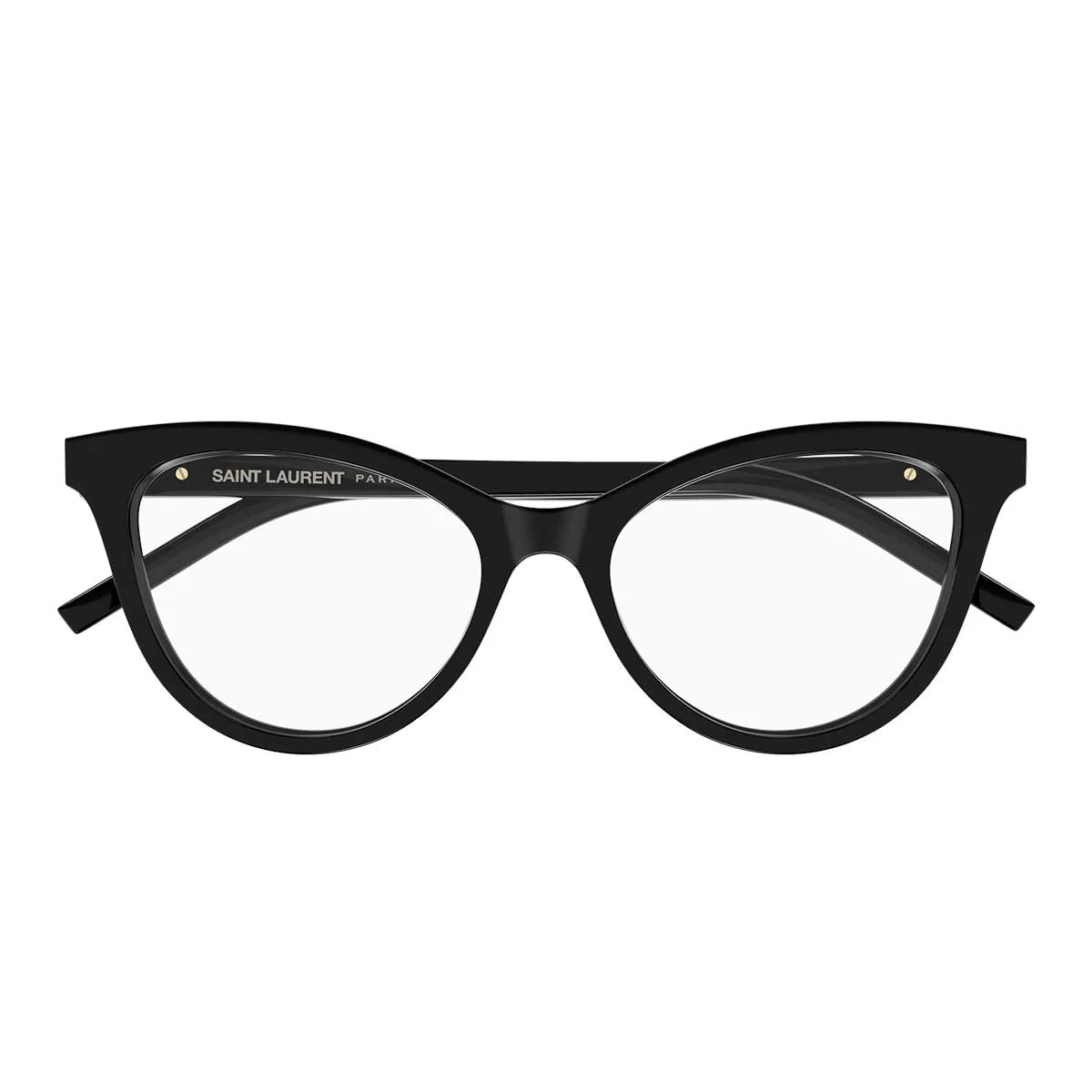 Saint Laurent Prescription Glasses Sl M164 007 Black/Transparent Women