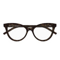 Saint Laurent Prescription Glasses Sl M164 008 Dark Brown/Transparent Women