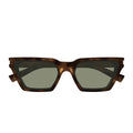 Saint Laurent Sunglasses Sl 633 Calista 003 Brown/Green Unisex