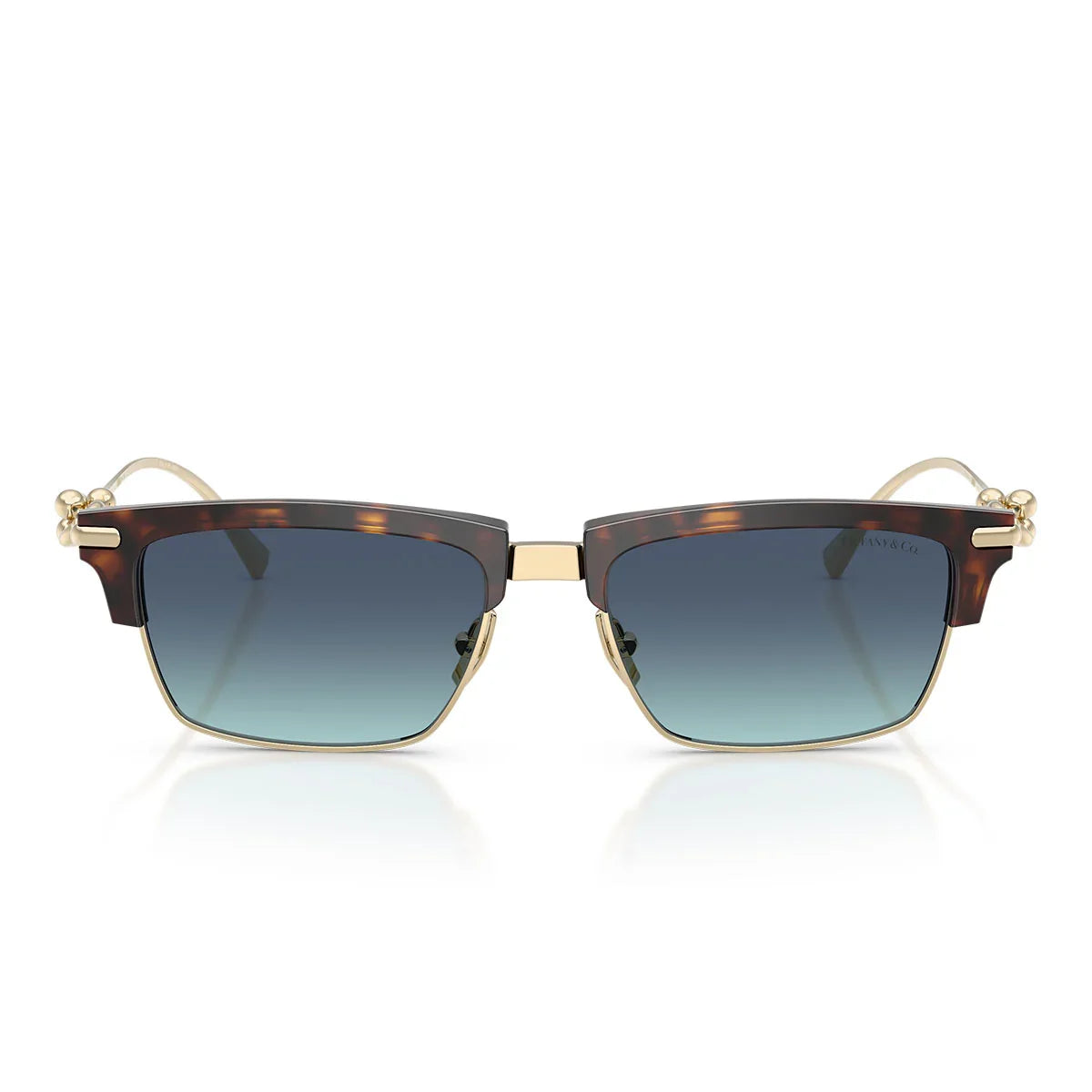 Tiffany & Co. Sunglasses Tf4262 K 80159 S Gold Plated Brown/Blue Gradient Unisex