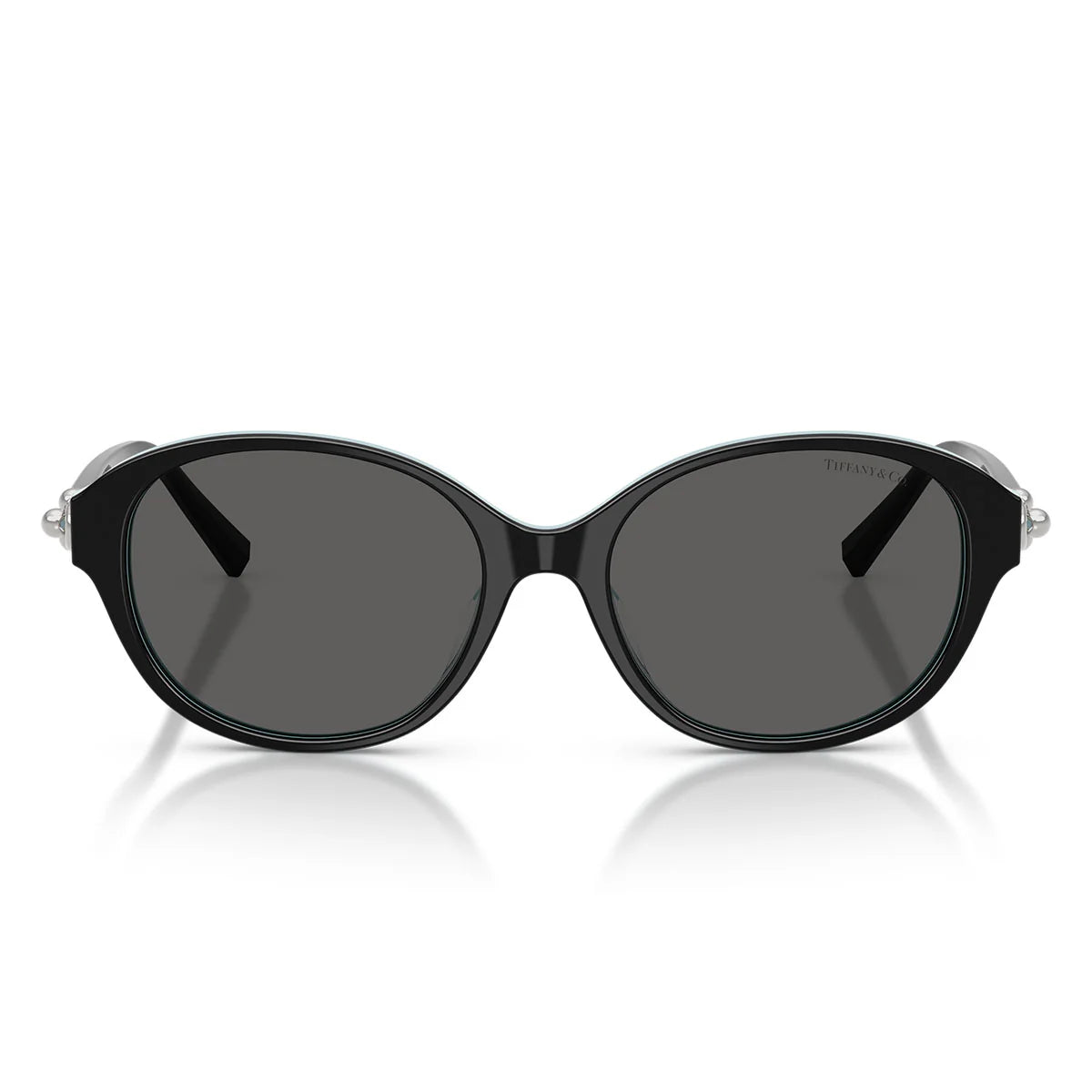 Tiffany & Co. Sunglasses Tf4263 D 8055 S4 Black On Tiffany Blue/Dark Gray Women