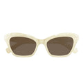Valentino Sunglasses Vg0009 S 003 Ivory/Brown Women