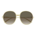 Valentino Sunglasses Vg0017 S 004 Ivory/Brown Women