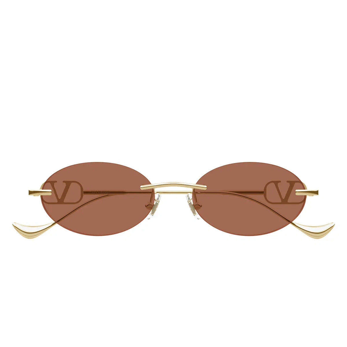Valentino Sunglasses Vg0032 S 002 Gold/Brown Women