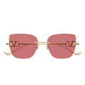 Valentino Sunglasses Vg0033 S 004 Gold/Red Women
