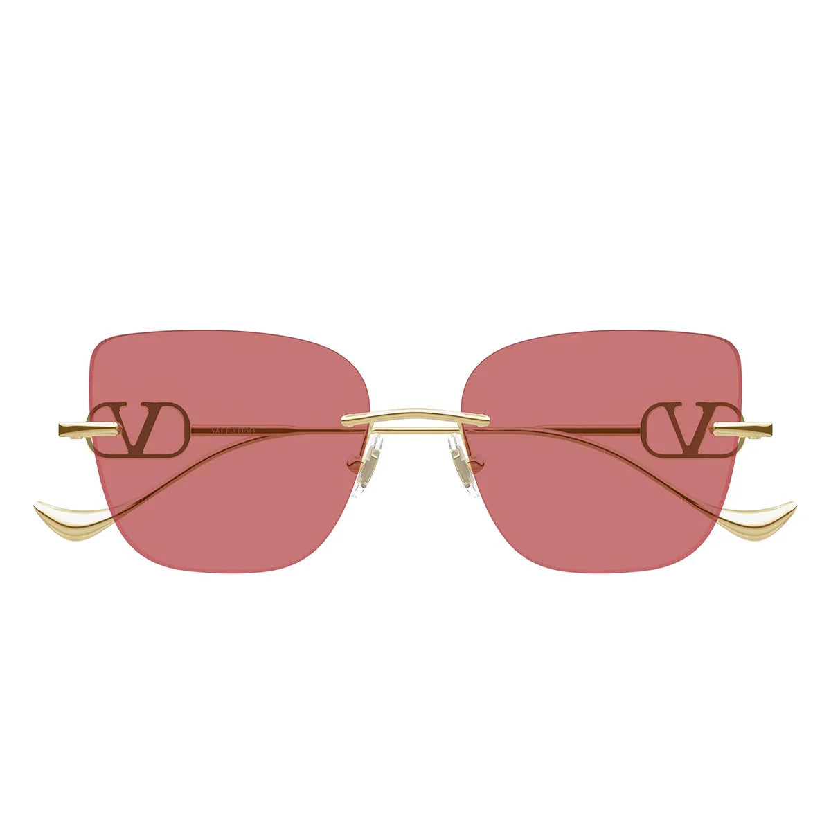 Valentino Sunglasses Vg0033 S 004 Gold/Red Women