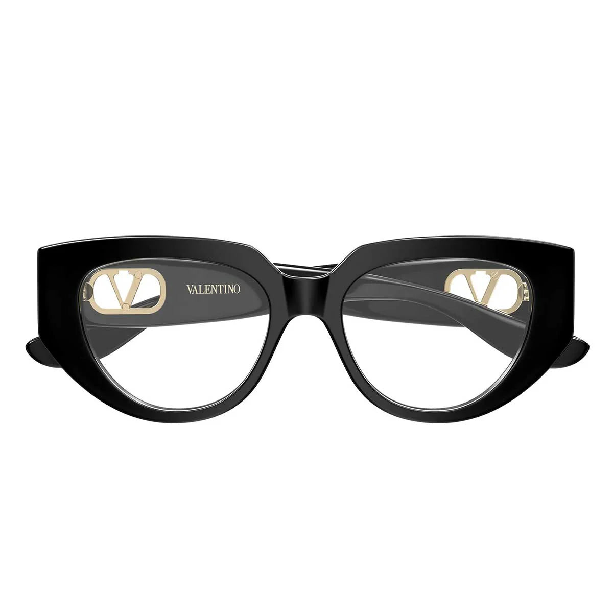 Valentino Eyeglasses Vg0004 O 001 Black/Transparent Women