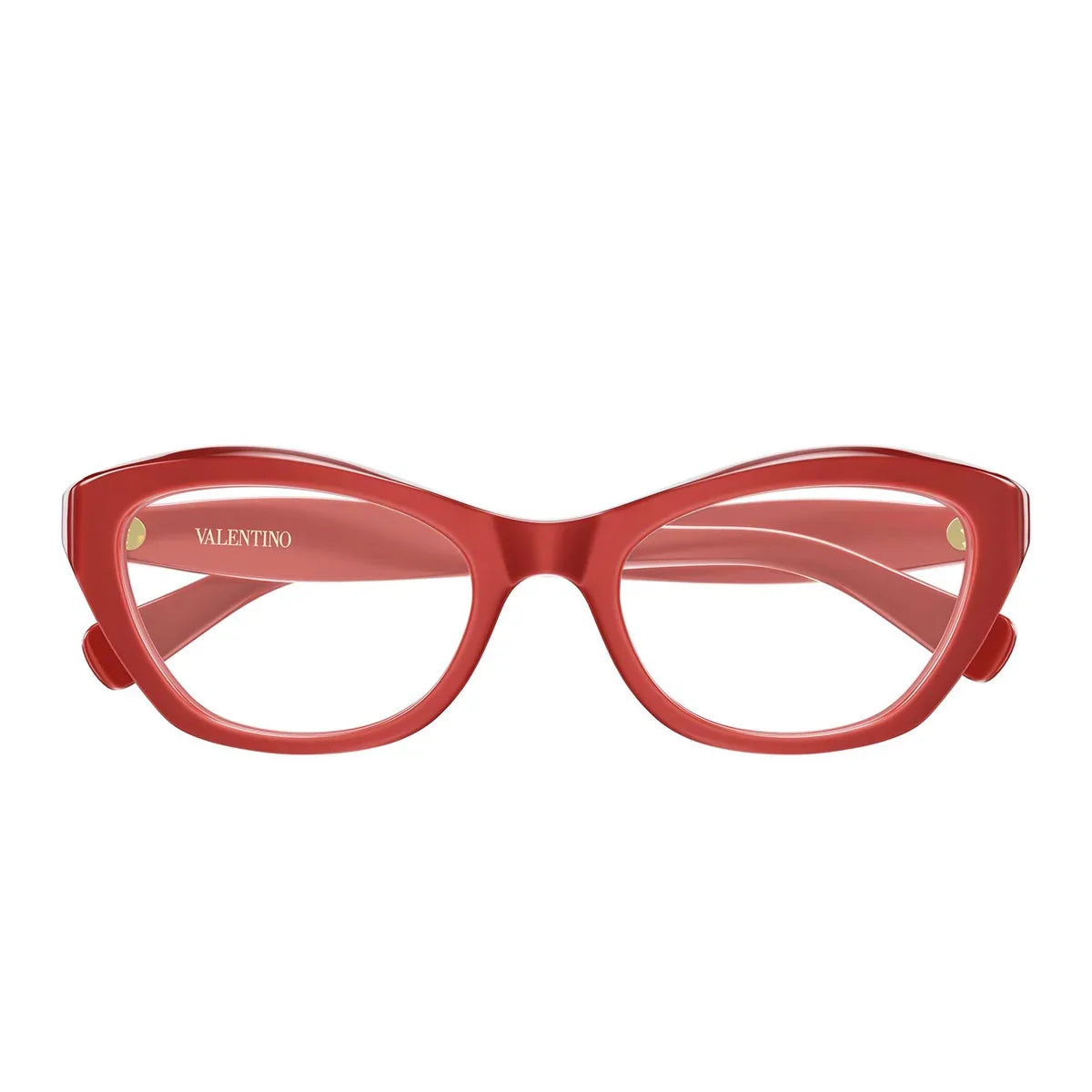 Valentino Eyeglasses Vg0012 O 003 Red/Transparent Women