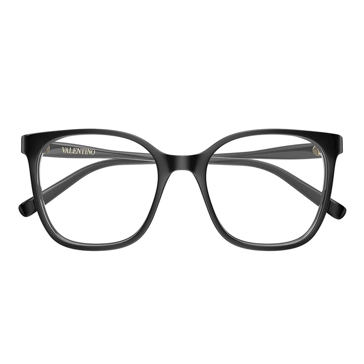 Valentino Eyeglasses Vg0019 O 001 Black/Transparent Women