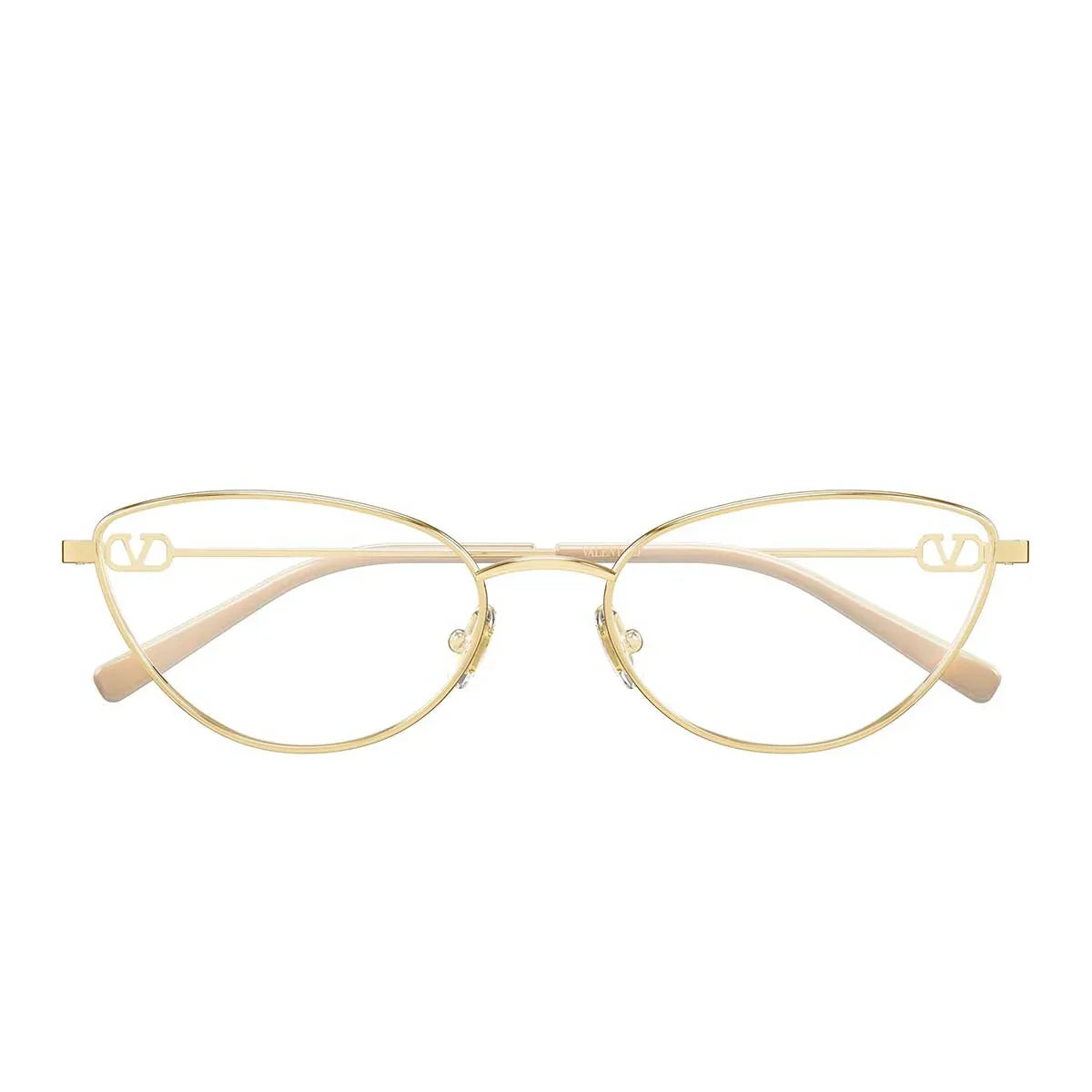 Valentino Eyeglasses Vg0029 O 001 Gold/Transparent Women