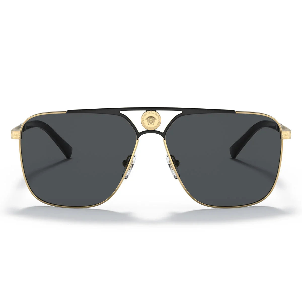 Versace Sunglasses Ve2238 143687 Gold/Dark Gray Unisex