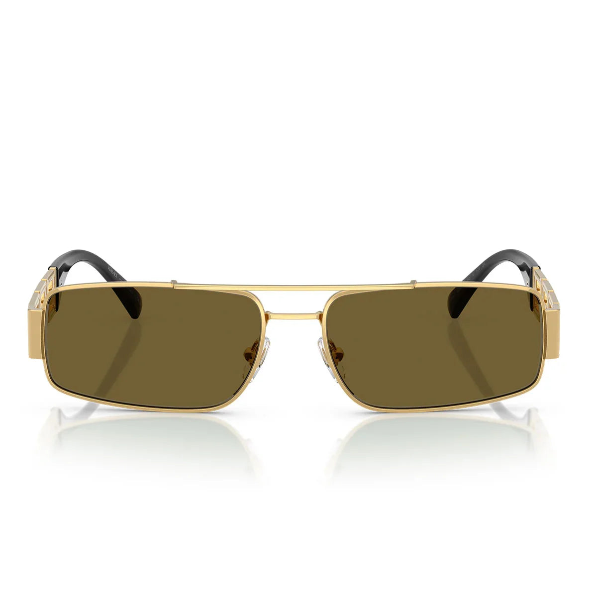 Versace Sunglasses Ve2257 100273 Gold/Dark Brown Unisex