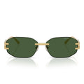 Versace Sunglasses Ve2274 100271 Gold/Dark Green Unisex