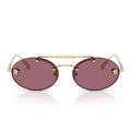 Versace Sunglasses Ve2295 12521 A Pale Gold/Purple Women