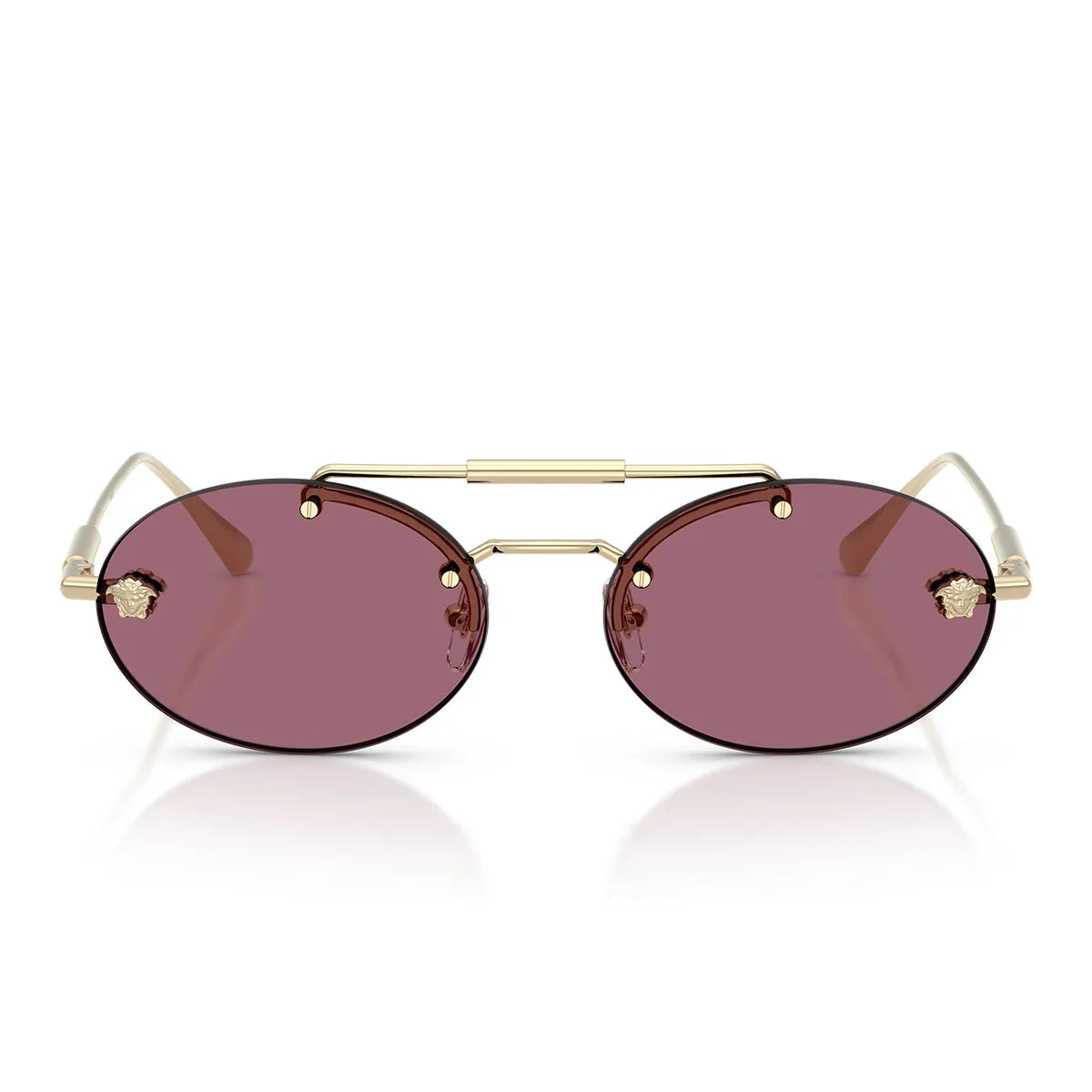 Versace Sunglasses Ve2295 12521 A Pale Gold/Purple Women