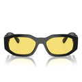Versace Sunglasses Ve4361 Gb1/85 Biggie Black/Yellow Unisex