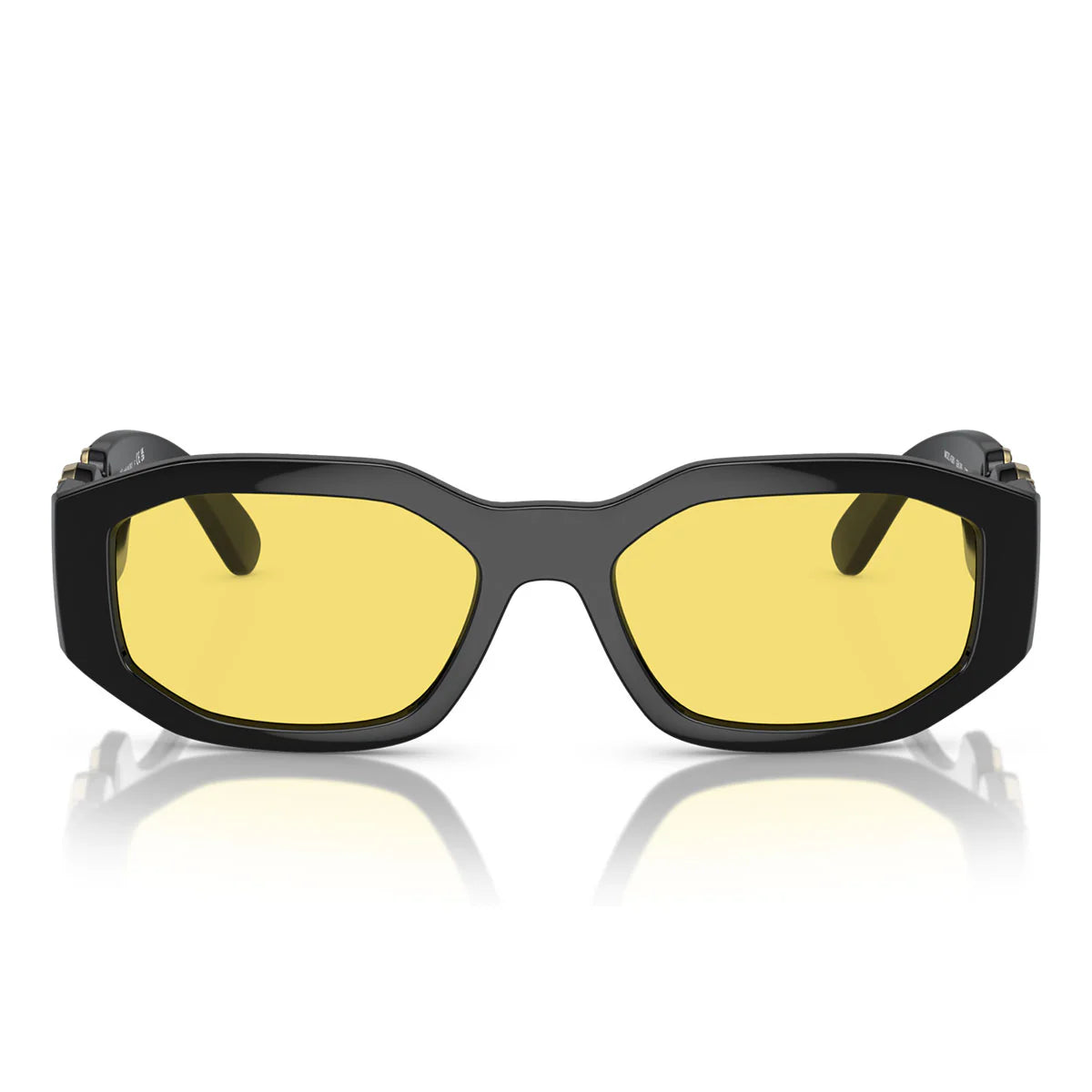 Versace Sunglasses Ve4361 Gb1/85 Biggie Black/Yellow Unisex