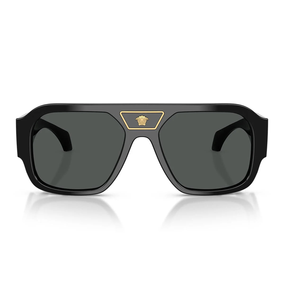 Versace Sunglasses Ve4508 U Gb1/87 Black/Dark Gray Men