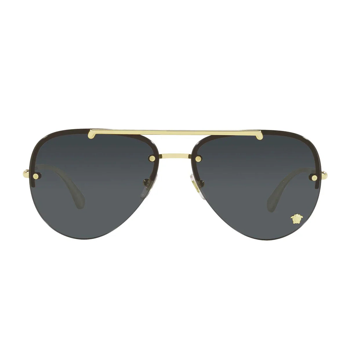 Versace Sunglasses Ve2231 100287 Gold/Dark Gray Unisex
