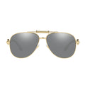 Versace Sunglasses Ve2236 1002 Z3 Gold/Mirror Gray Unisex Polarized