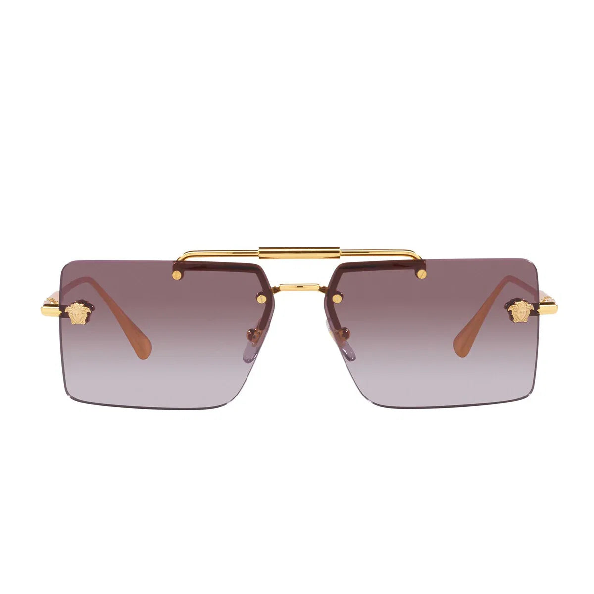 Versace Sunglasses Ve2245 10028 H Gold/Faded Purple Unisex