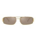 Versace Sunglasses Ve2257 10025 A Gold/Gold Mirror Unisex