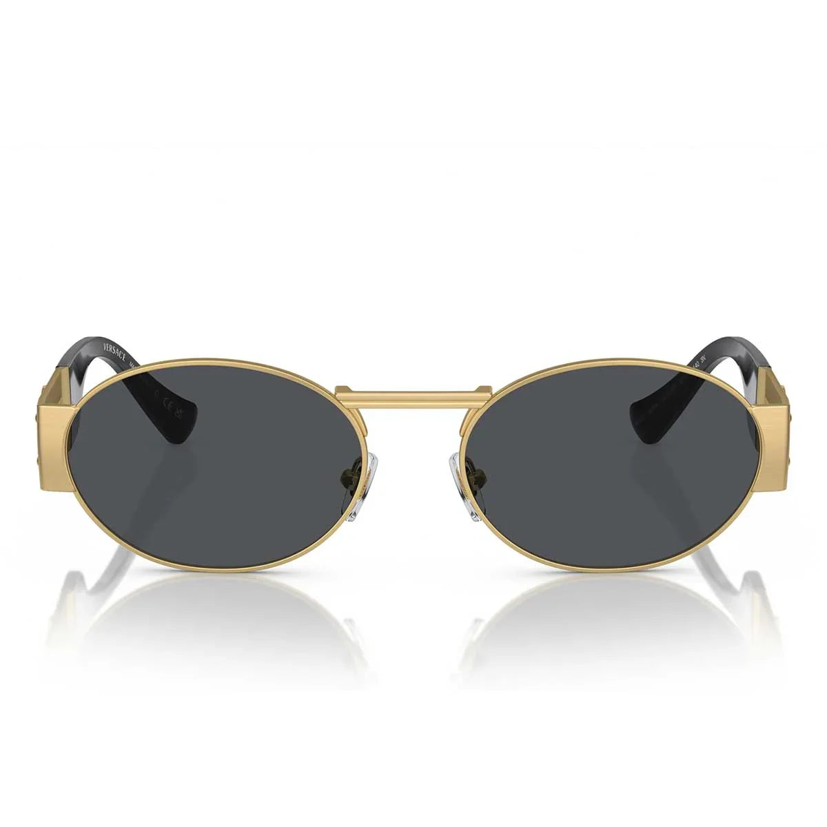 Versace Sunglasses Ve2264 100287 Gold/Dark Gray Unisex