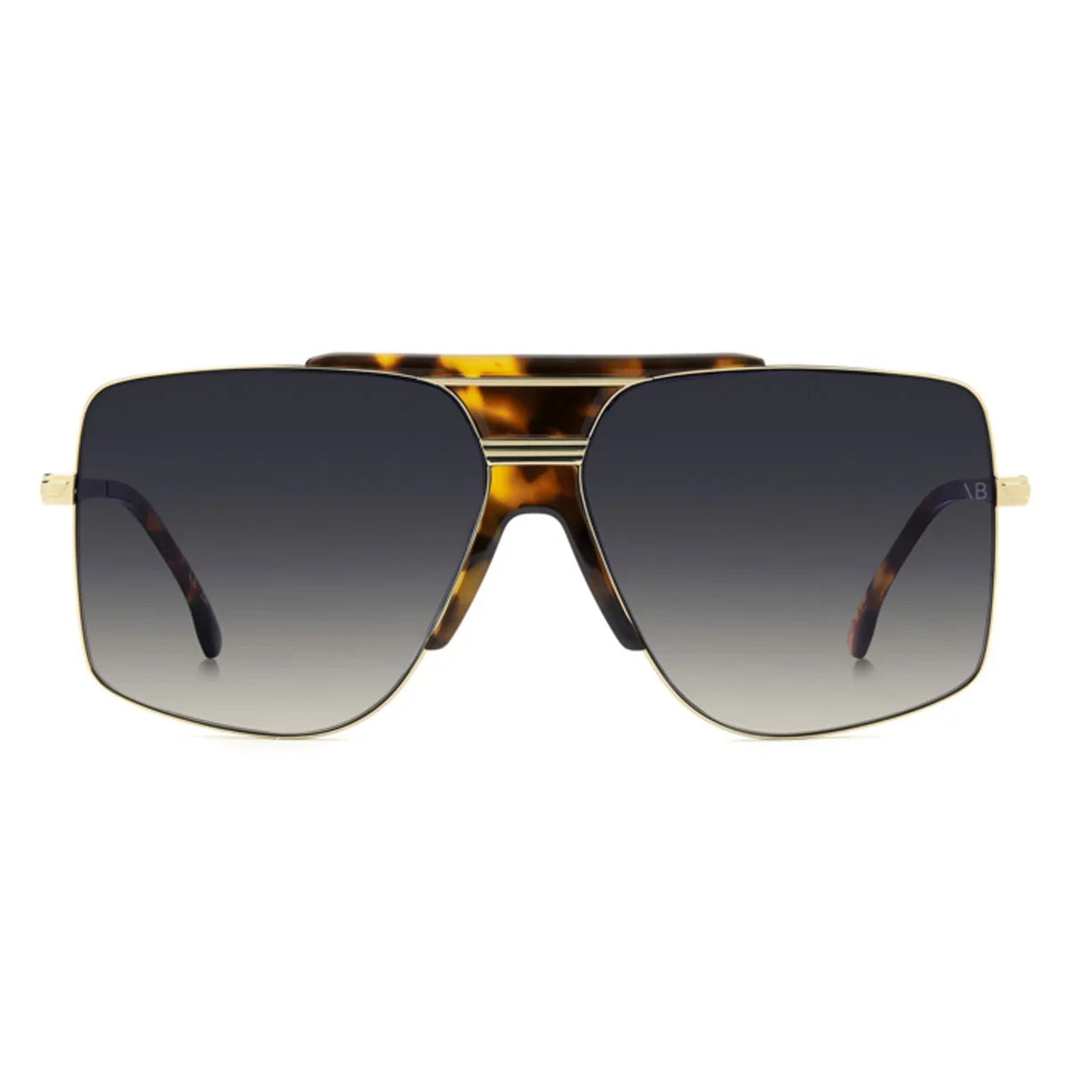 Victoria Beckham Sunglasses Vb 7006/S 2 Ik08 Gold Brown/Blue Gradient Women
