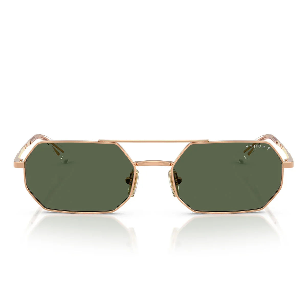 Vogue Sunglasses Vo4329 S 51529 A Pale Gold/Dark Green Women Polarized