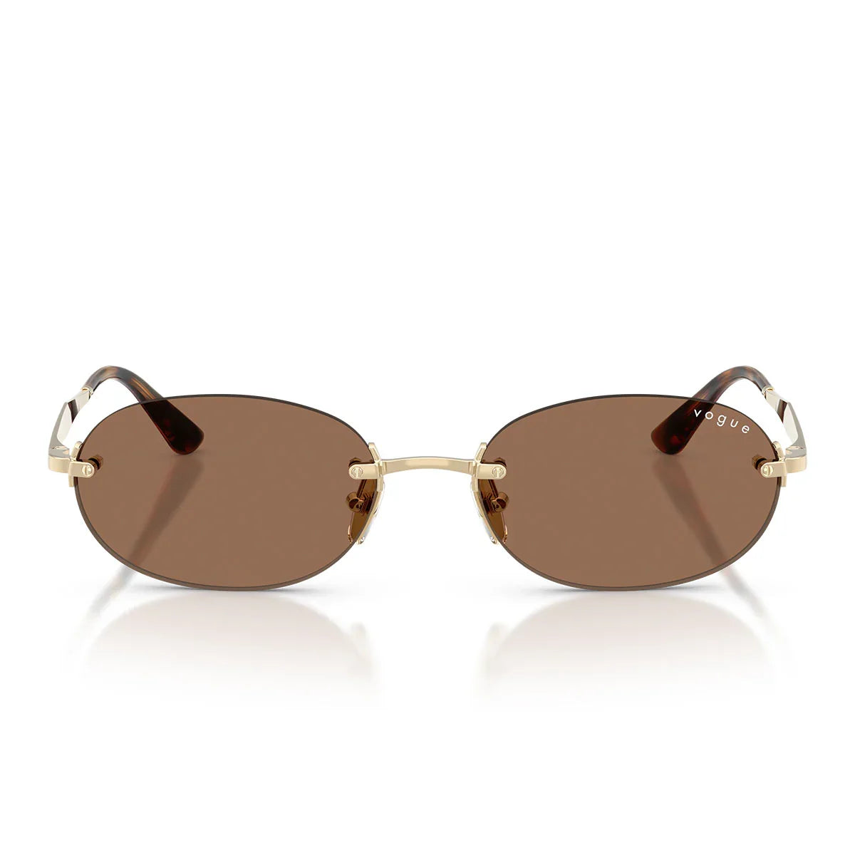 Vogue Sunglasses Vo4342 S 848/73 Pale Gold/Dark Brown Women