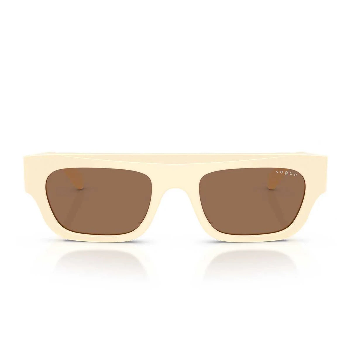 Vogue Sunglasses Vo5694 Su 316773 Ivory/Dark Brown Women
