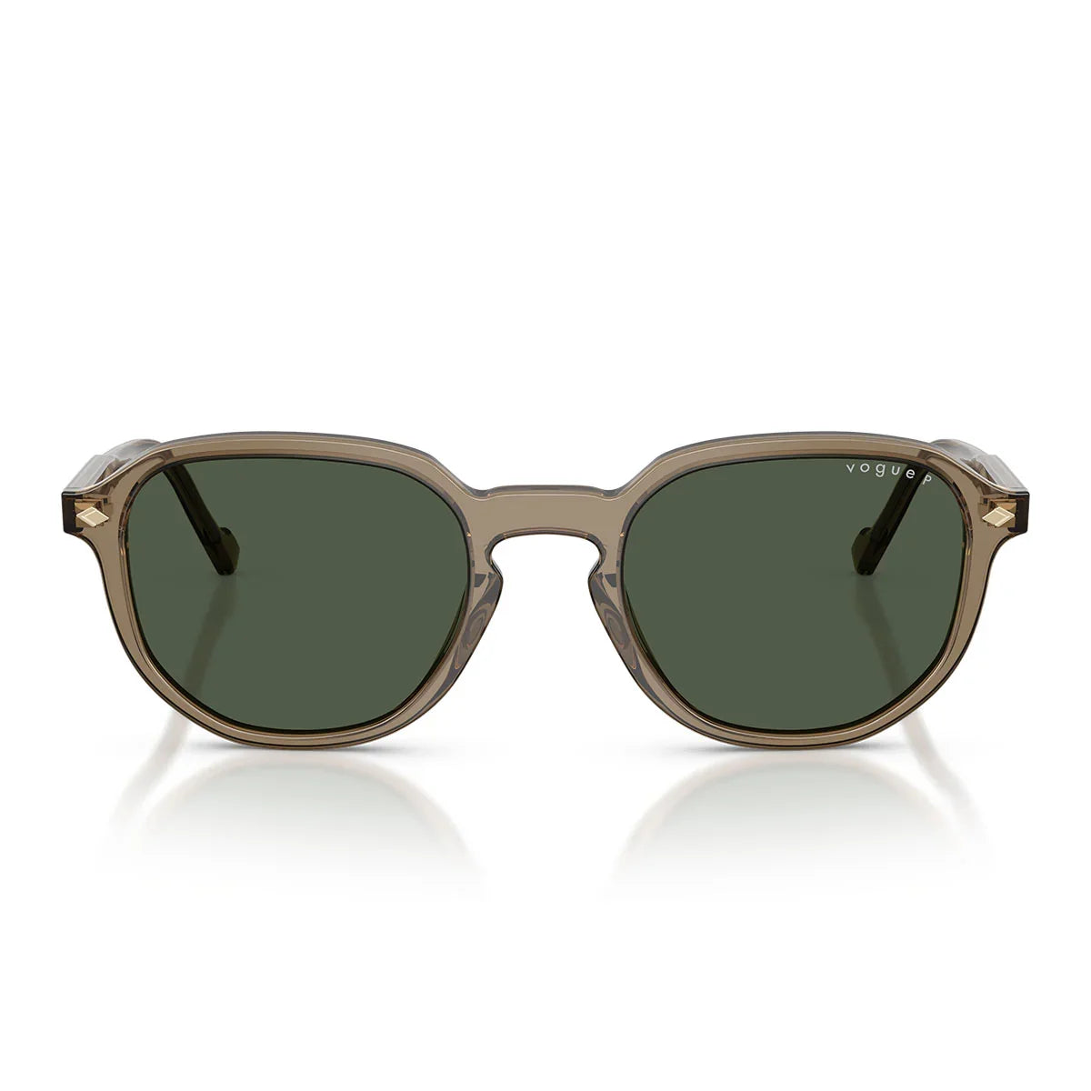 Vogue Sunglasses Vo5707 S 32939 A Transparent Brown/Dark Green Men Polarized