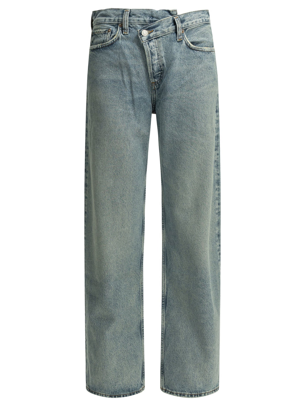Agolde "Criss Cross" Wide Leg Jeans