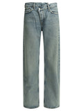 Agolde "Criss Cross" Wide Leg Jeans