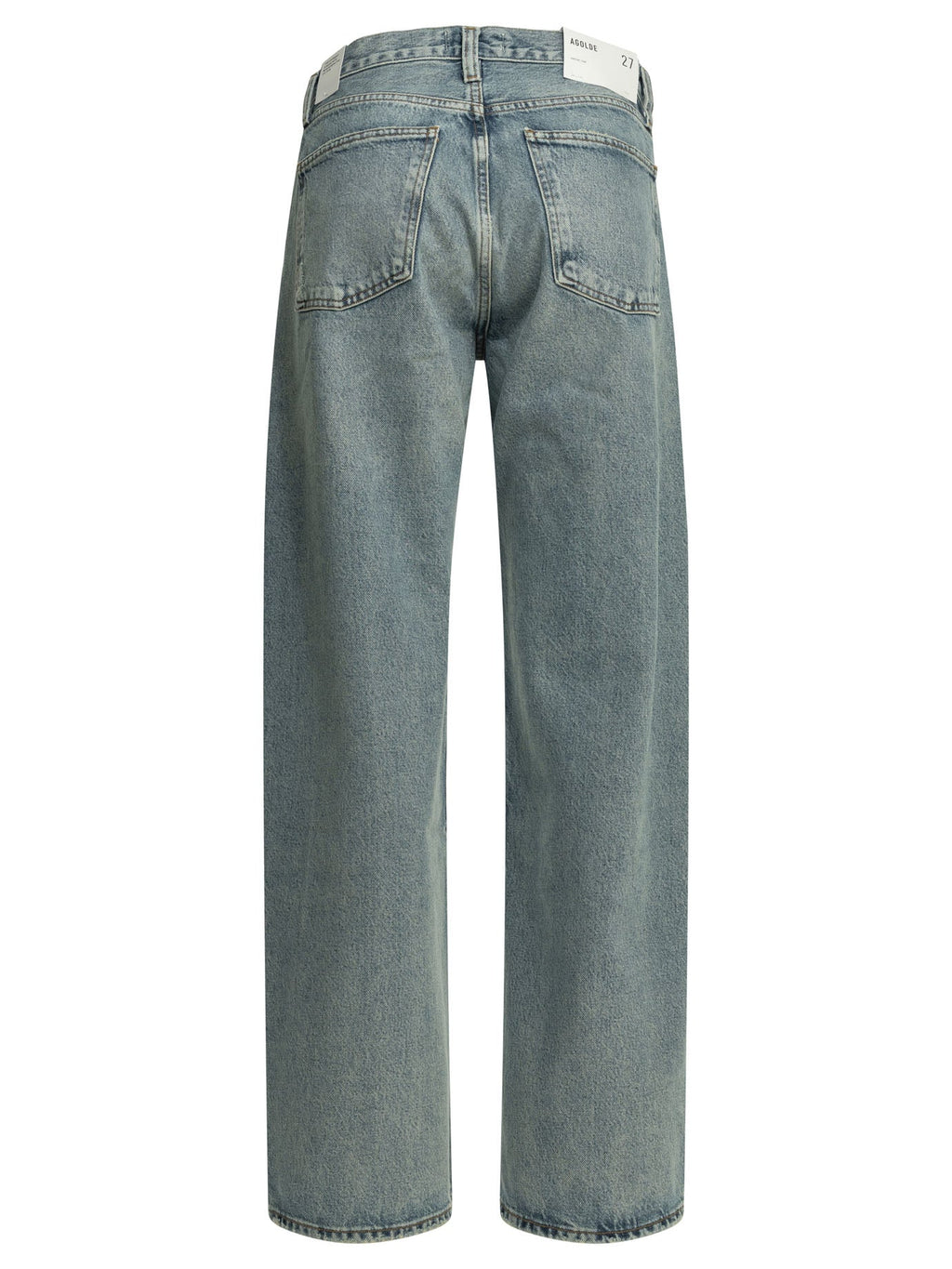Agolde "Criss Cross" Wide Leg Jeans
