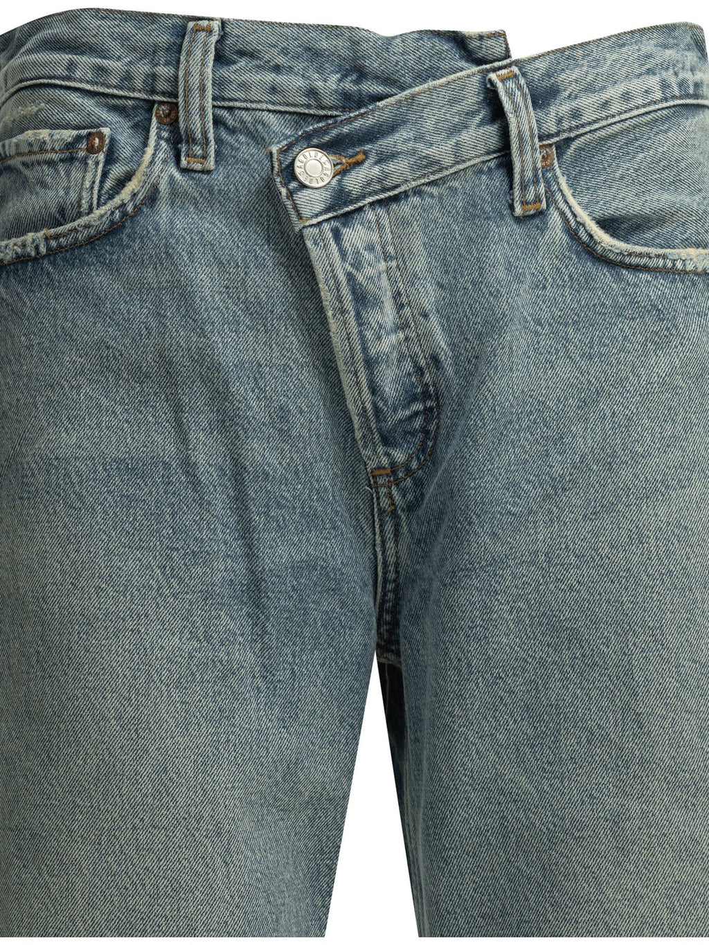 Agolde "Criss Cross" Wide Leg Jeans