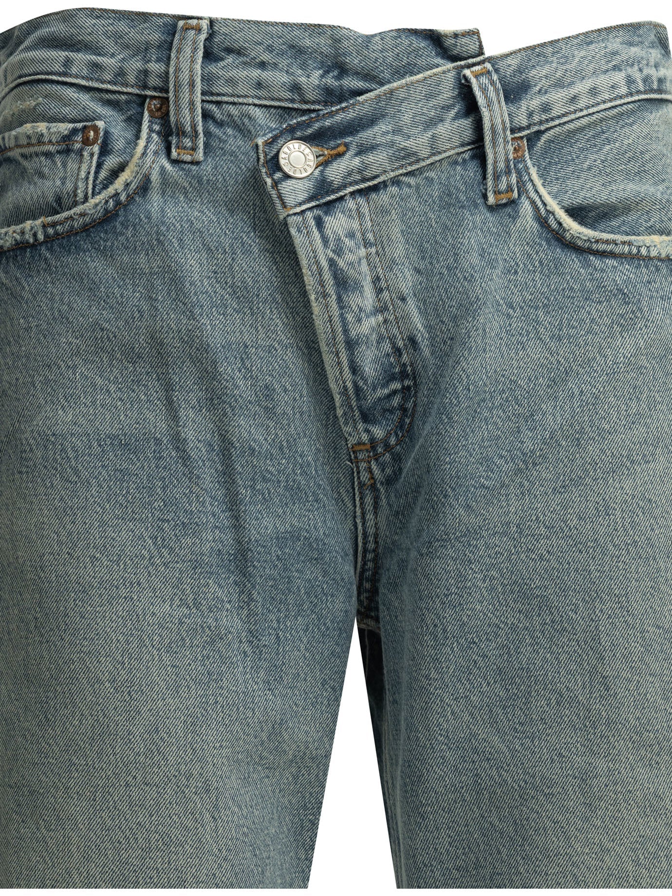 Agolde "Criss Cross" Wide Leg Jeans