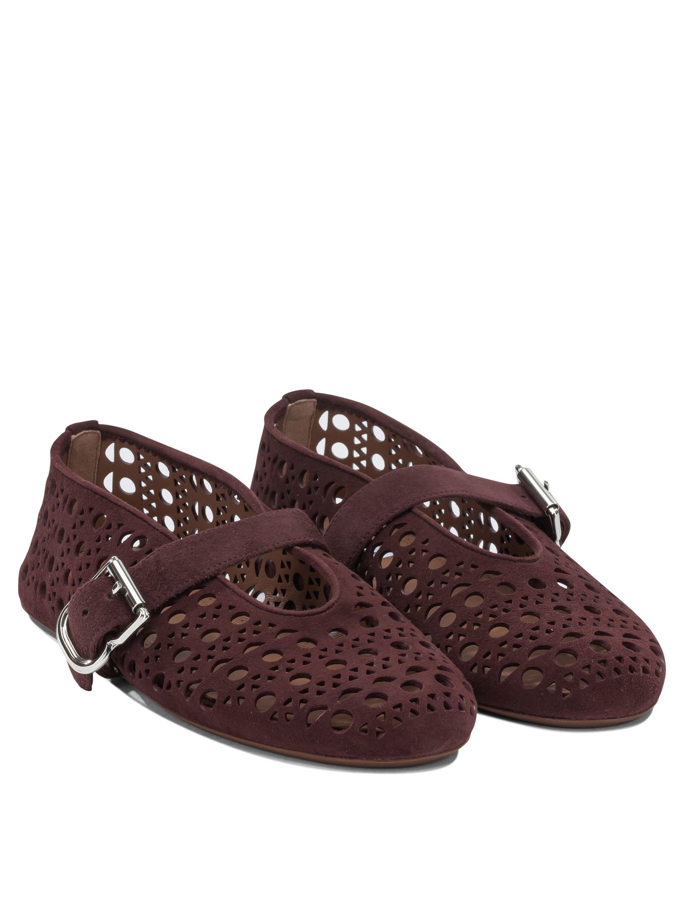 Alaïa "Vienne" Mary Jane Ballet Flats