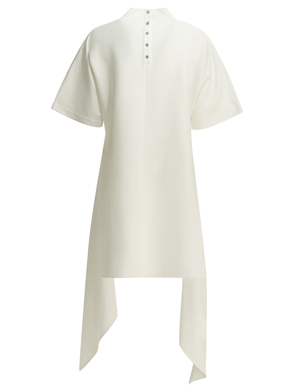 Alaïa Asymmetrical Mock Neck T Shirt