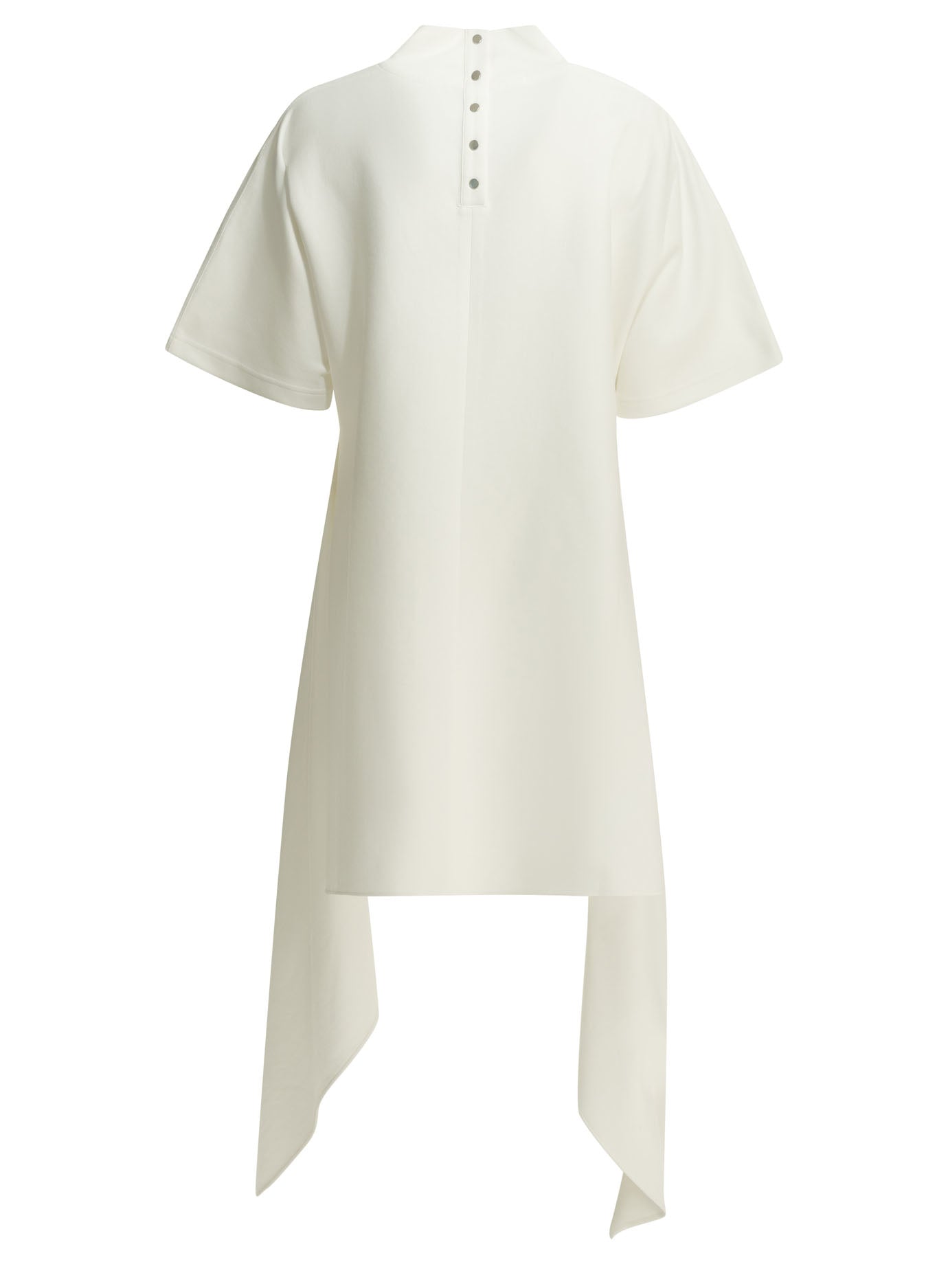 Alaïa Asymmetrical Mock Neck T Shirt