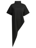 Alaïa "Triangle" Mock Neck T Shirt